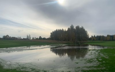 Banan är stängd 5-6/10 på grund av regn