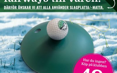 Vintergreener från 25 oktober på hål 1-9