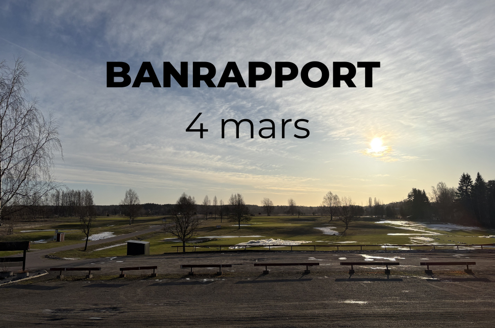 Banrapport – 4 mars